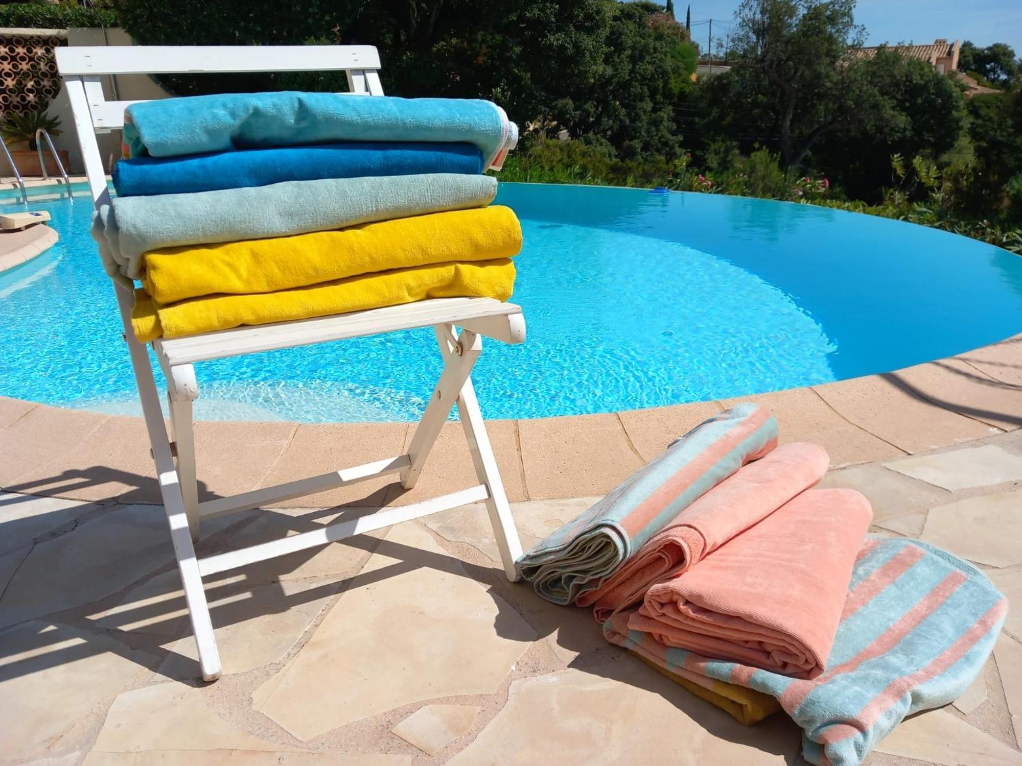 4-Star Private Villa With Heated Pool And Panoramic Sea View At Gulf De Saint Tropez Cavalaire-sur-Mer Ngoại thất bức ảnh